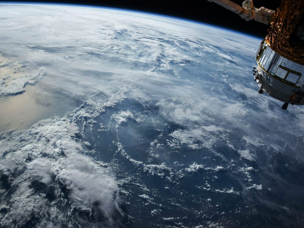 Ocean seen from orbit